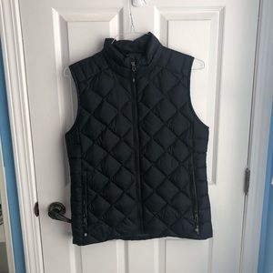 Black down vest